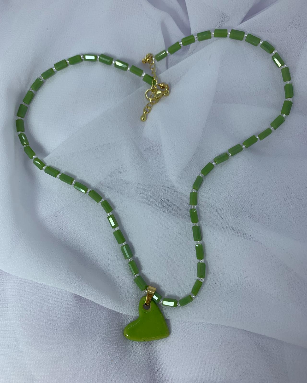 Collar Mariana verde _1
